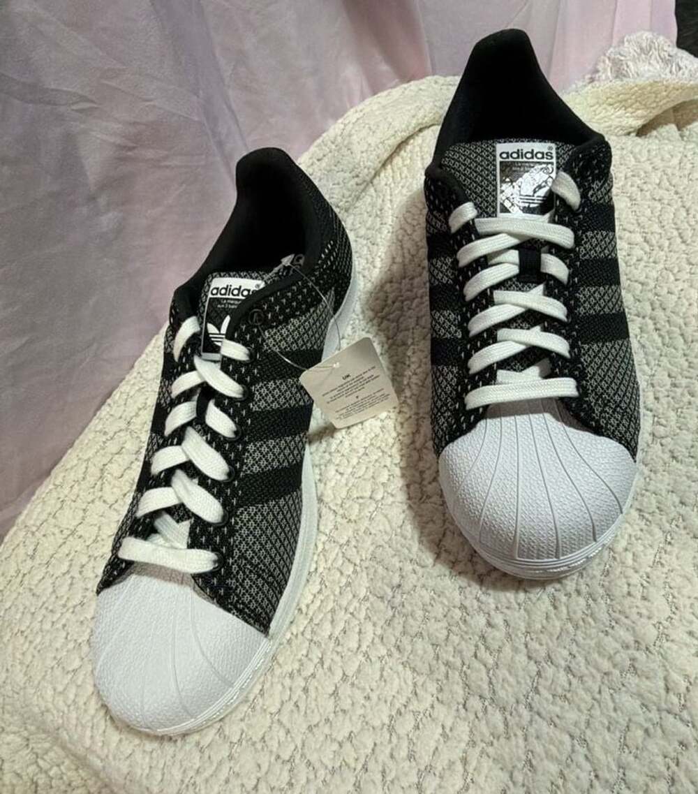 Adidas Superstar Weave Pack Black White Size 10
